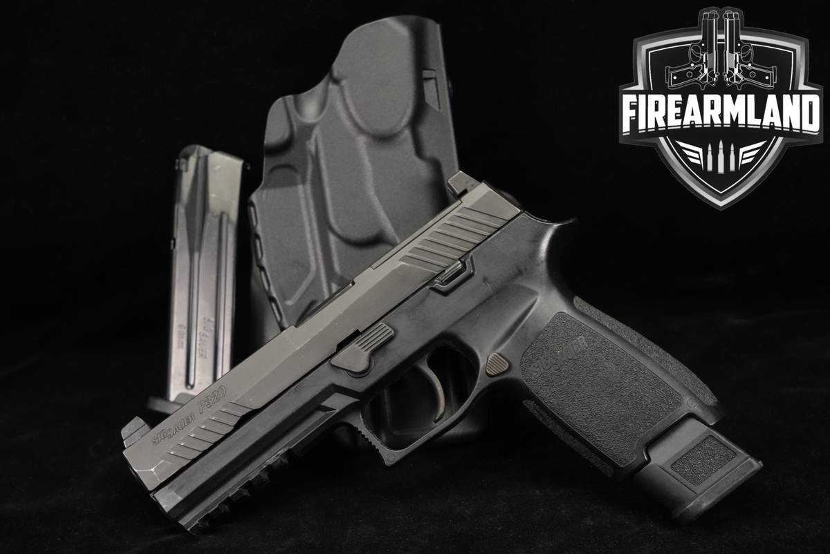 Sig Sauer P320 9mm Optics-Ready Two-Tone Stainless P-320 +2 MAGS & HOLSTER