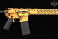 Black Rain Ordnance, Inc. Spec15 DTOM (Don't Tread On Me) Engraved Edition .223 Wylde Distressed Gold in Excellent Condition Image 5