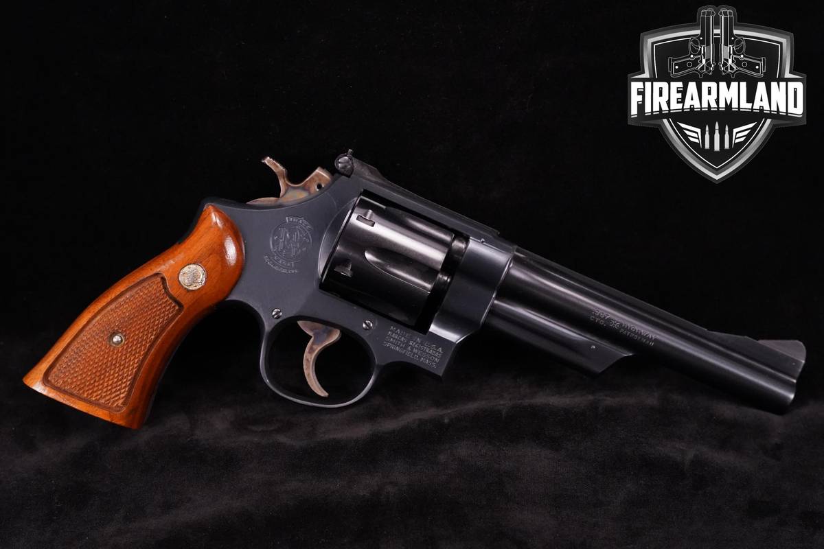 1977 Smith & Wesson S&W Model 28-2 Highway Patrolman 357-Magnum 6" N-Frame