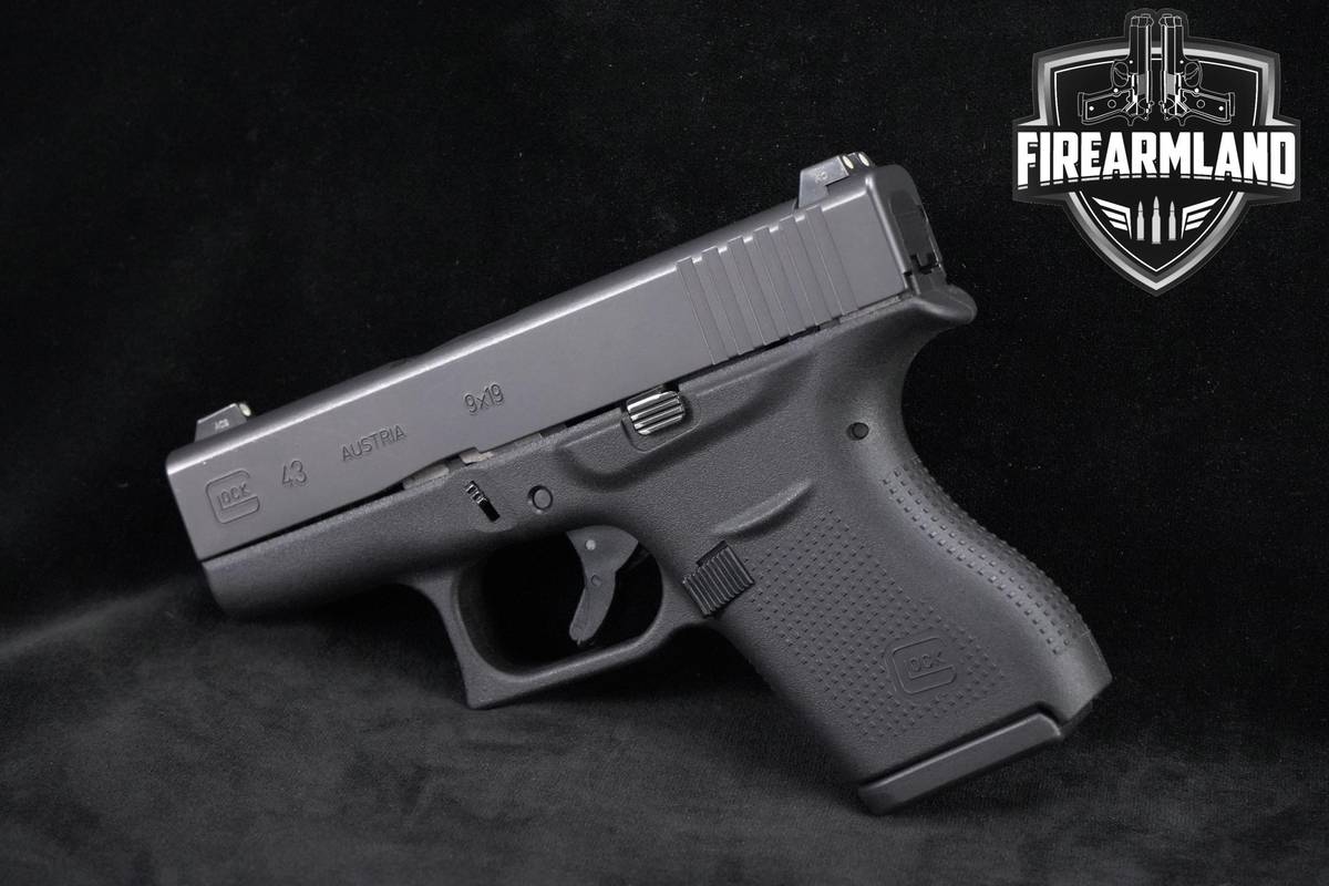 Glock 43 Crossover 9mm 3.4" Glock G43 G-43 +5 MAGS & ORIG BOX