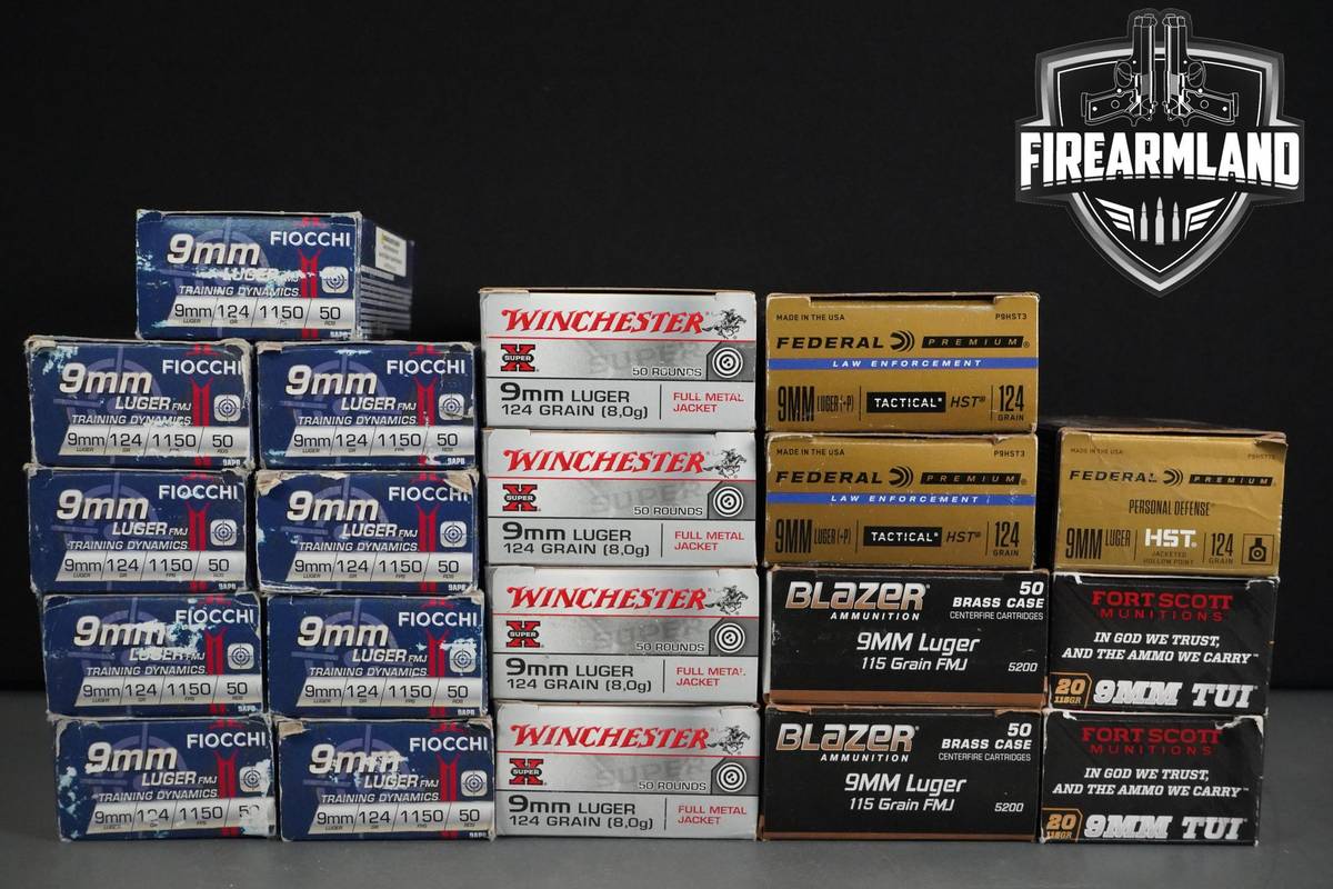 9mm Ammo 9mm Ammunition 910 ROUNDS