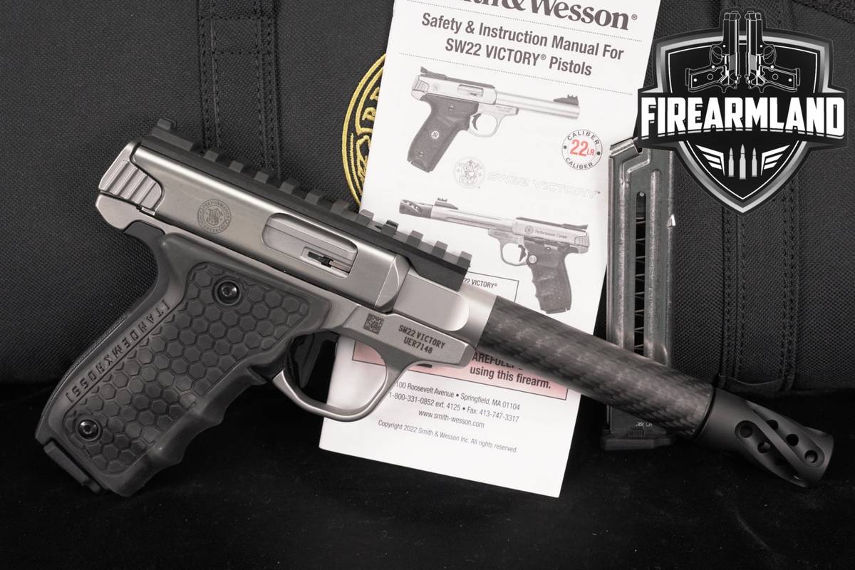 Smith & Wesson SW22 Victory PC Target S&W SW-22 CARBON-FIBER BARREL +2 MAGS