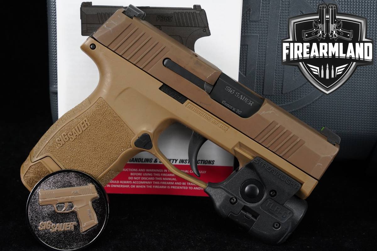 LIPSEY'S Sig Sauer P365 NRA Edition 9mm P 365 +4 MAGS, ORIG CASE, HOLSTER