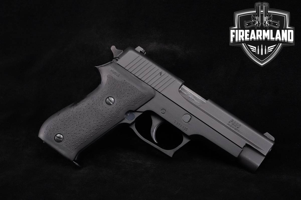 1990'S Sig Sauer P220 45-ACP 4.4" P-220 +2 MAGS & ORIG CASE