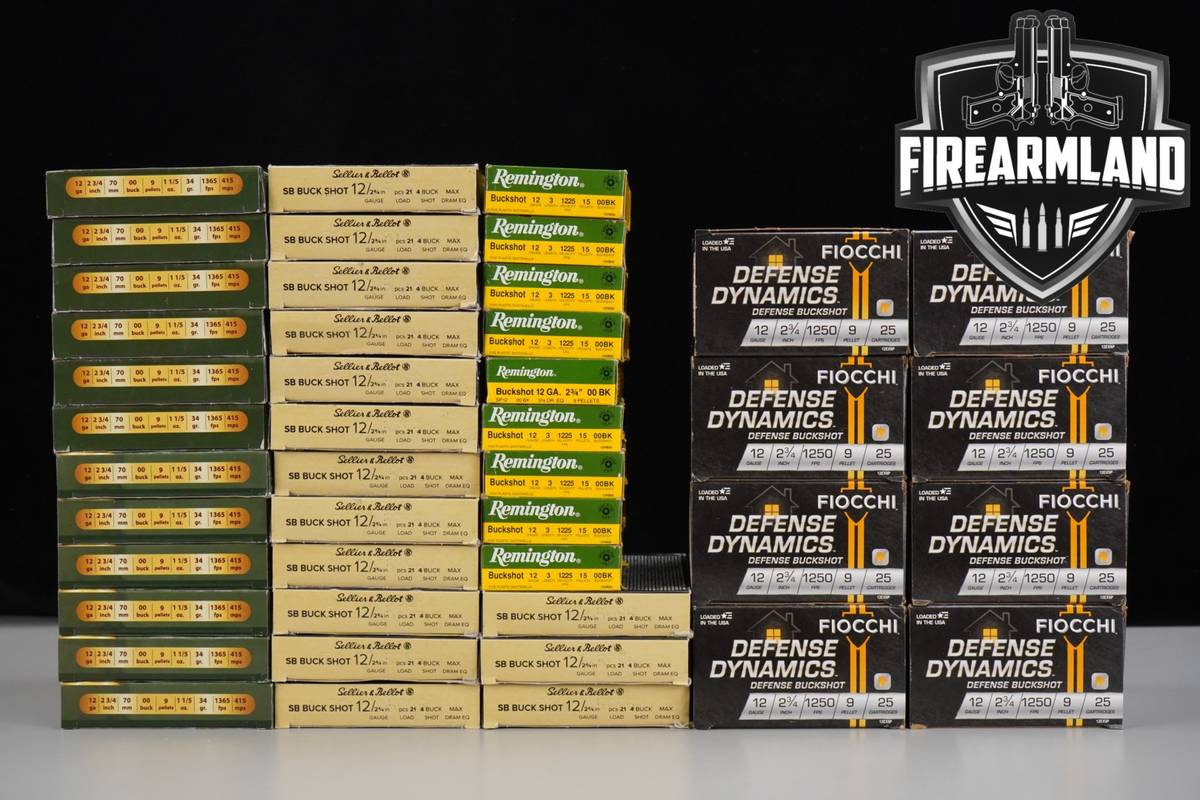515 RDS! 12 Gauge Buckshot Ammo 12Ga