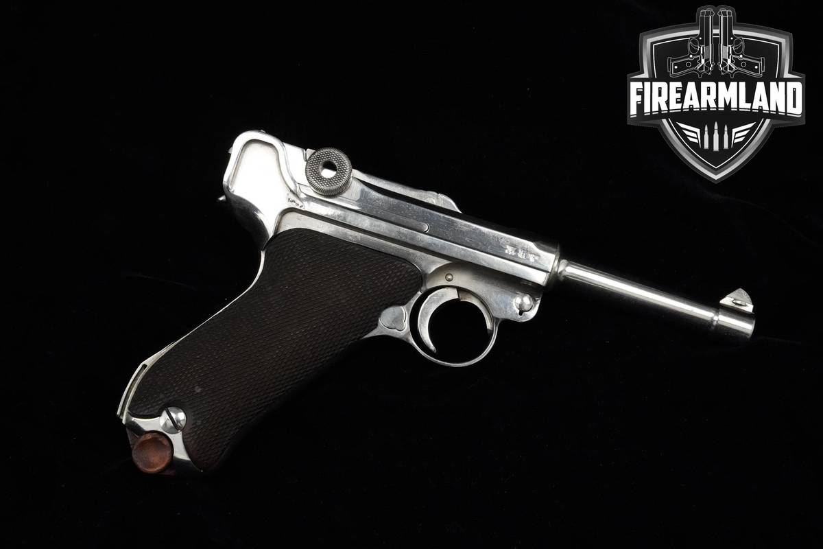 1940 WW2 Deutsche Werke Erfurt DWE P.08 Luger 9mm 4" P.08 P08 P-08 +2 MAGS