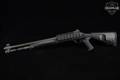 Benelli M4 Tactical 12 Gauge matte-phosphate/gray barrel, black receiver in Very Good Condition Image 2