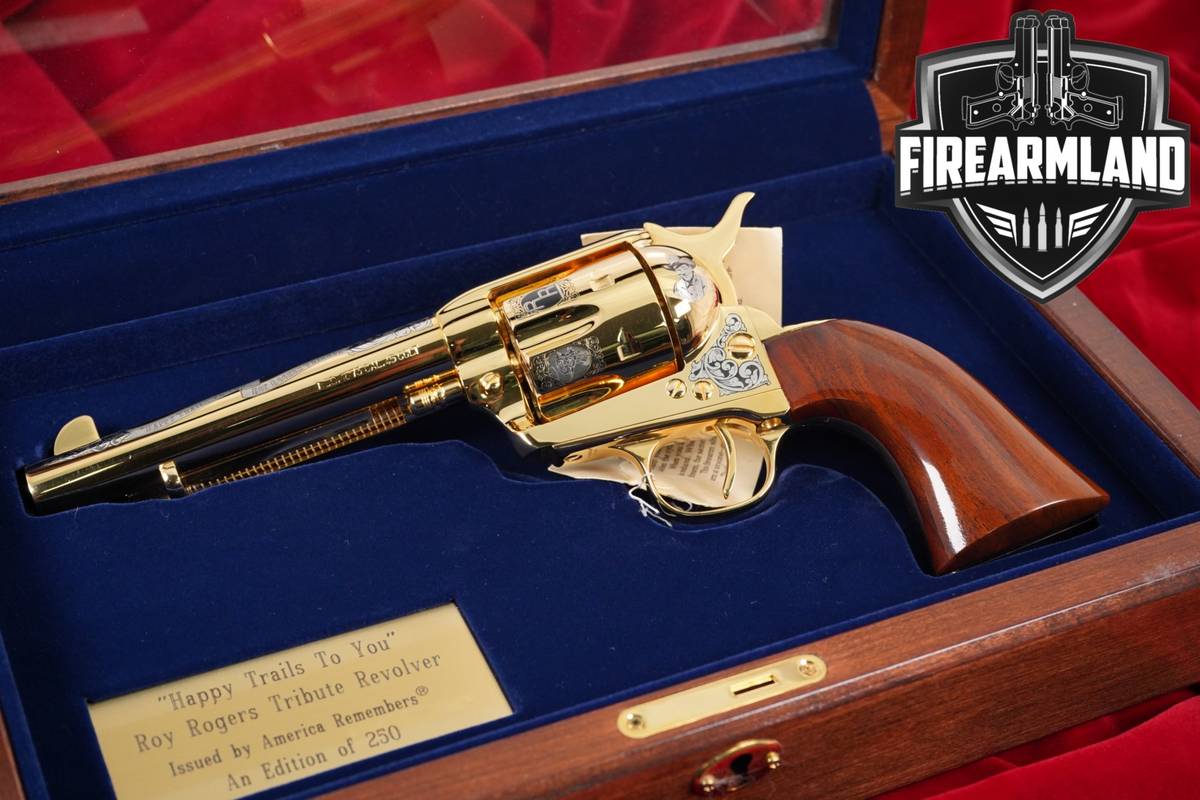 LIMITED 150 Of 250 A Uberti Mod 1873 Happy Trails To You ROY ROGERS +CASE