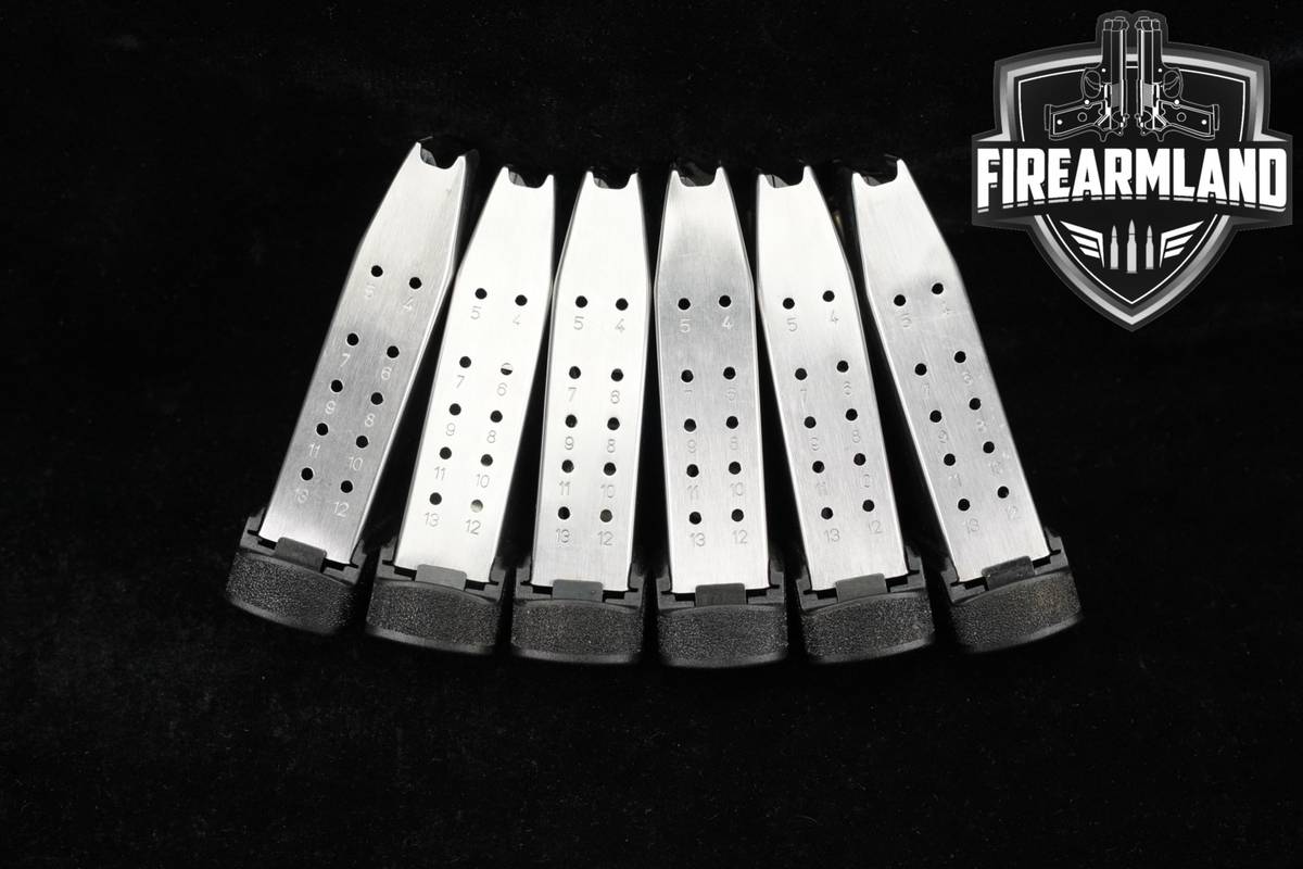 SIX OEM MAGS! Springfield Armory XD-M Compact 13rd 9mm +6 MAGAZINES XDMc