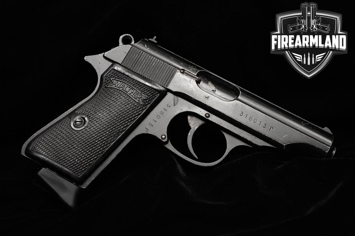 1944 Walther Model PP 32 Auto (765 Browning) 3.9" Blued Walther PP DA/SA
