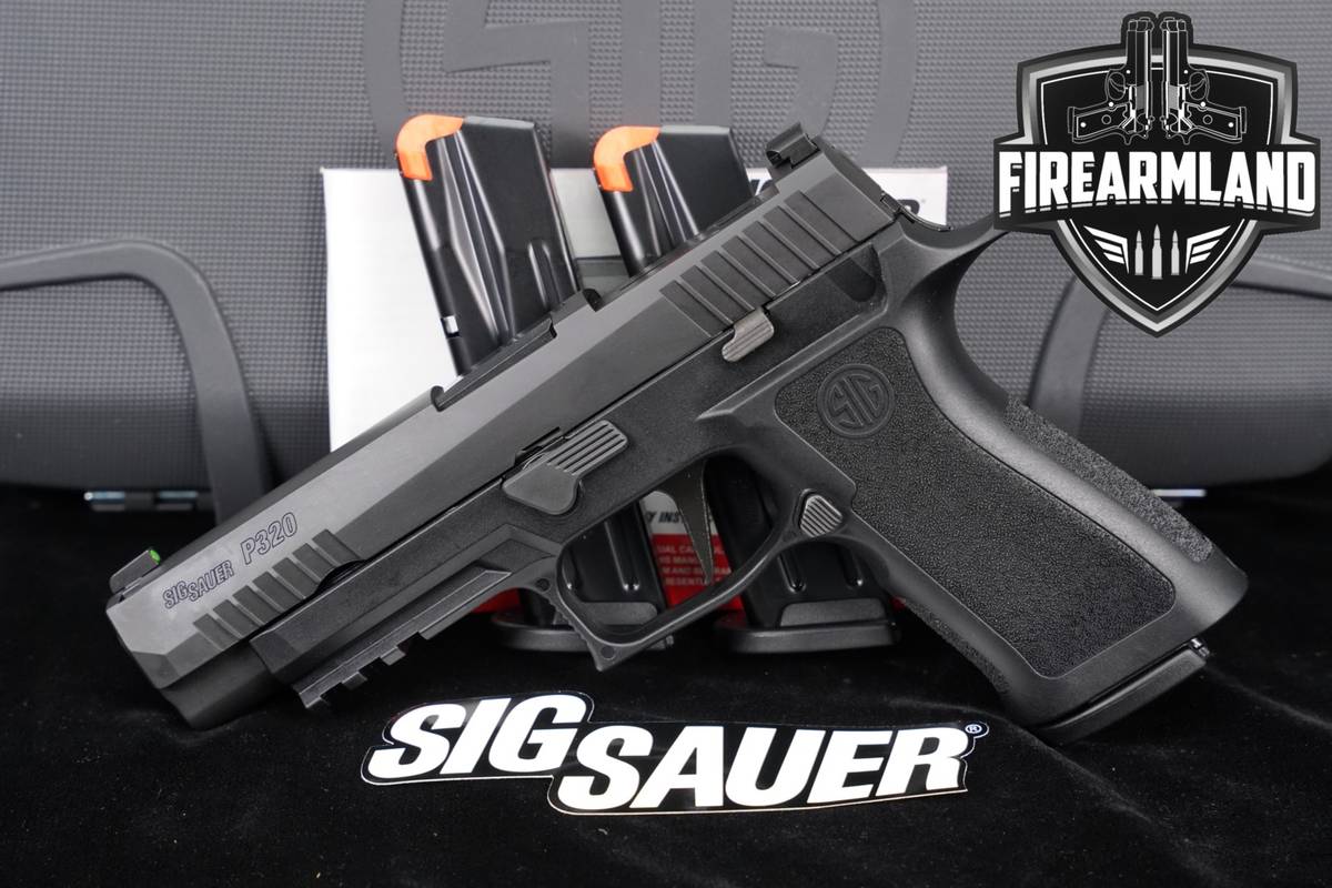 Sig Sauer P320 XFULL X-Series Optics-Ready 9mm 4.7 P 320 +3 MAGS, ORIG CASE