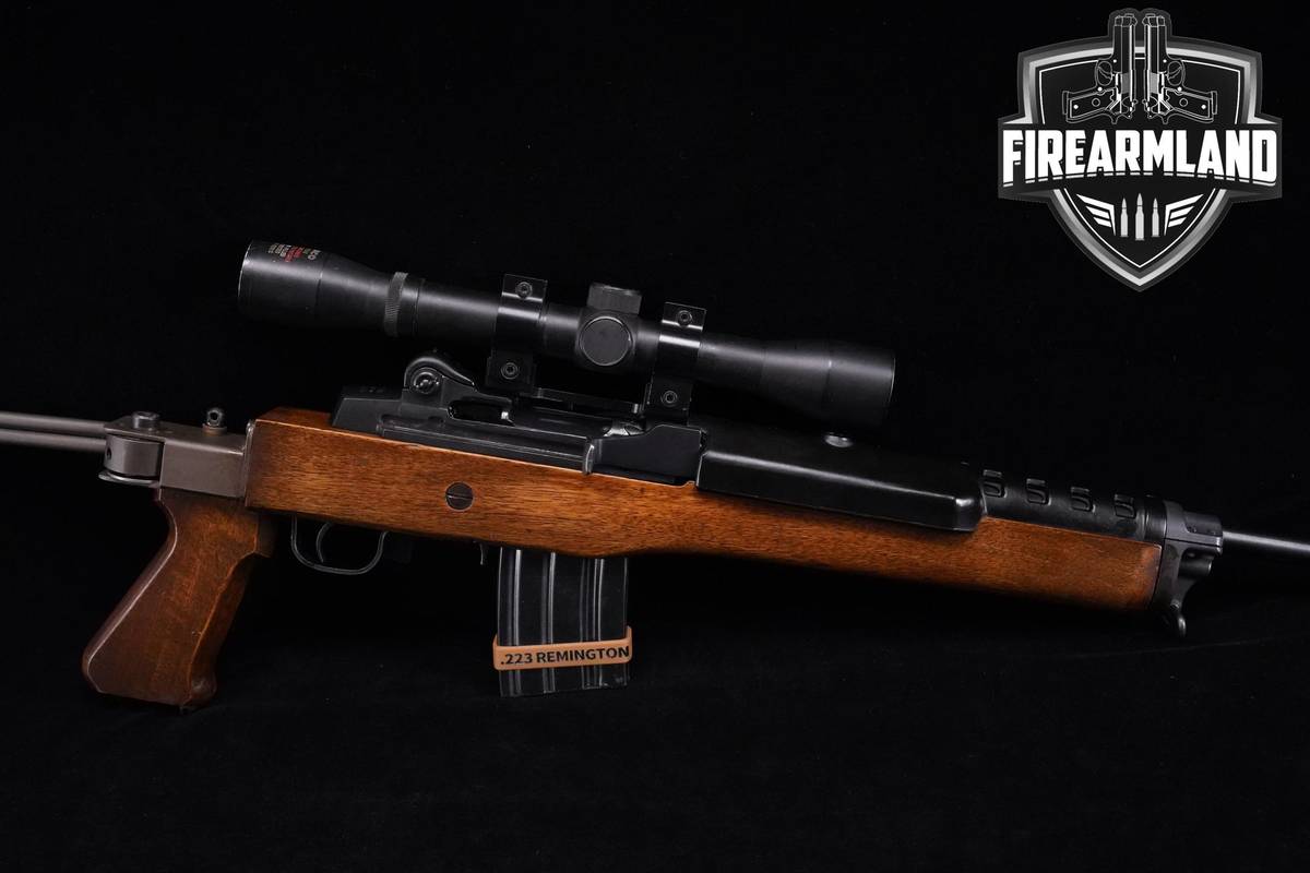 FACTORY FOLDER! 1979 Ruger Mini-14 14F223 Rem 18.5" Blued +5 MAGS & Scope