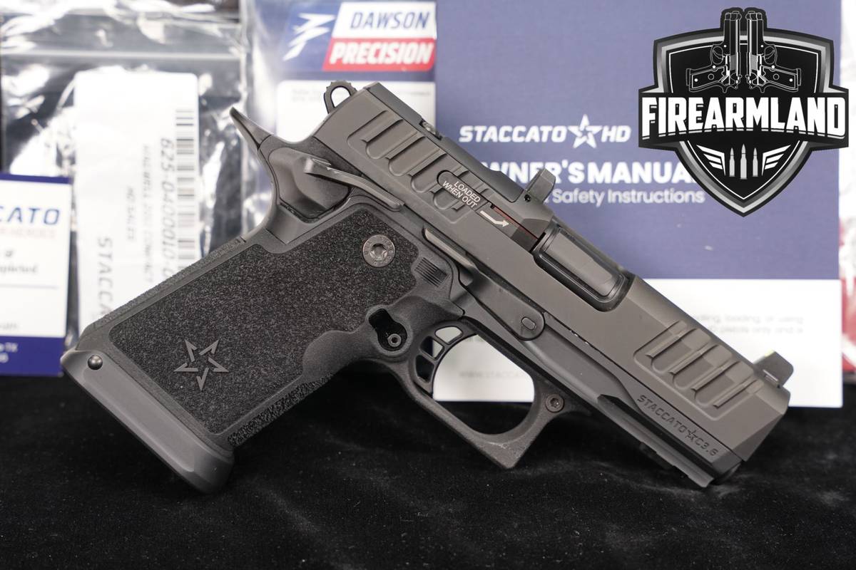 Staccato C3.6 HD 9mm Optics-Ready 3.6" STI C 1911 2011 +ORIG CASE