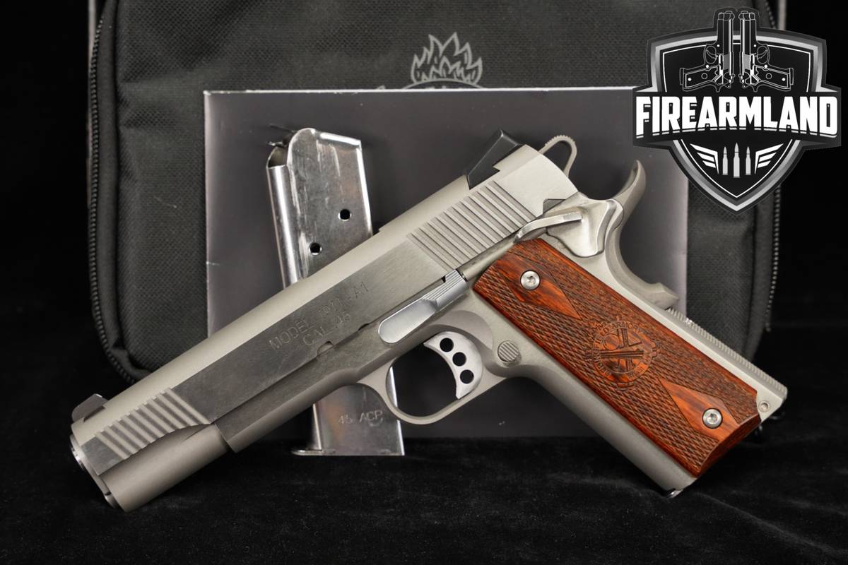 Springfield Armory Model 1911-A1 Loaded 45 ACP Stainless 1911A1 +ORIG BOX