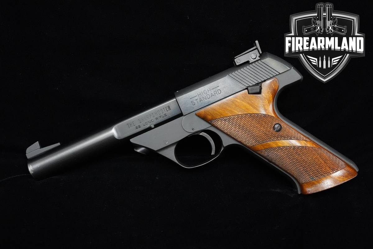 1972 High Standard The Sharpshooter 22LR 5.5" Blued High-Standard +ORIG BOX