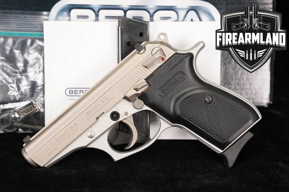 Bersa Thunder 380 ACP 3.5" Satin Nickel DA/SA +2 MAGS & ORIG BOX