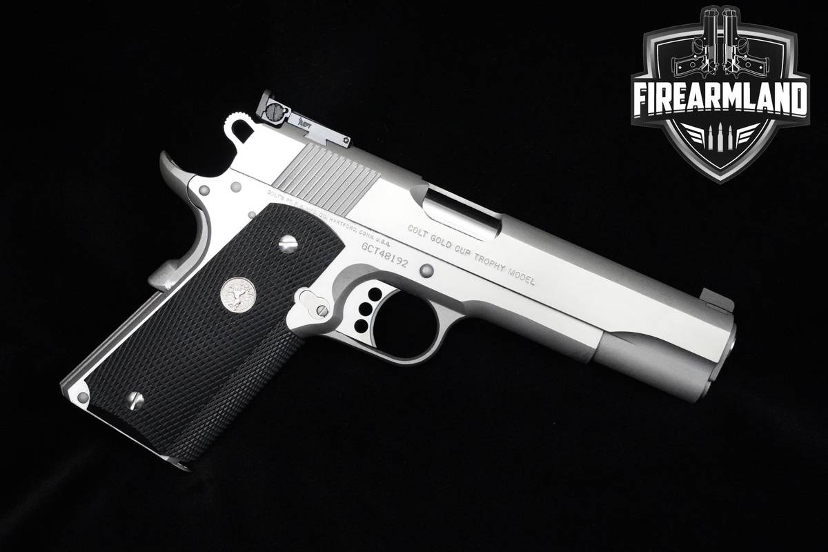 Colt Gold Cup Trophy Model 45 ACP 1911 5" 1911 2 MAGS & ORIG CASE