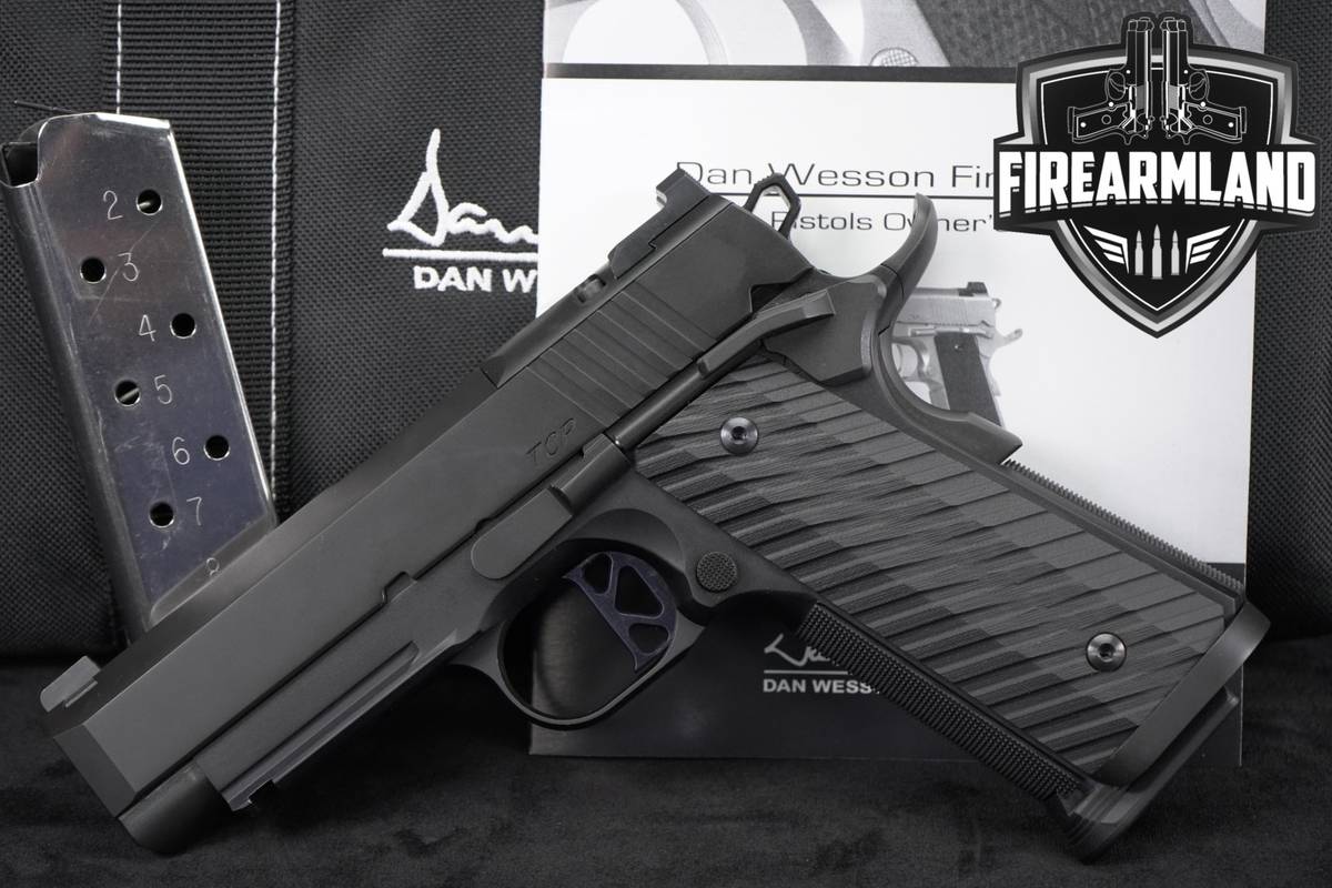 Dan Wesson TCP Optic-Ready 45 ACP 1911 4" Match Bull+2 MAGS & ORIG BOX