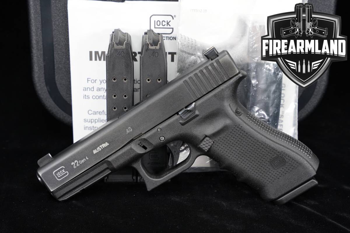 Glock 22 Gen4 40 S&W 4.49" G22 Gen 4 Duty Carry Pistol +3 MAGS & ORIG BOX