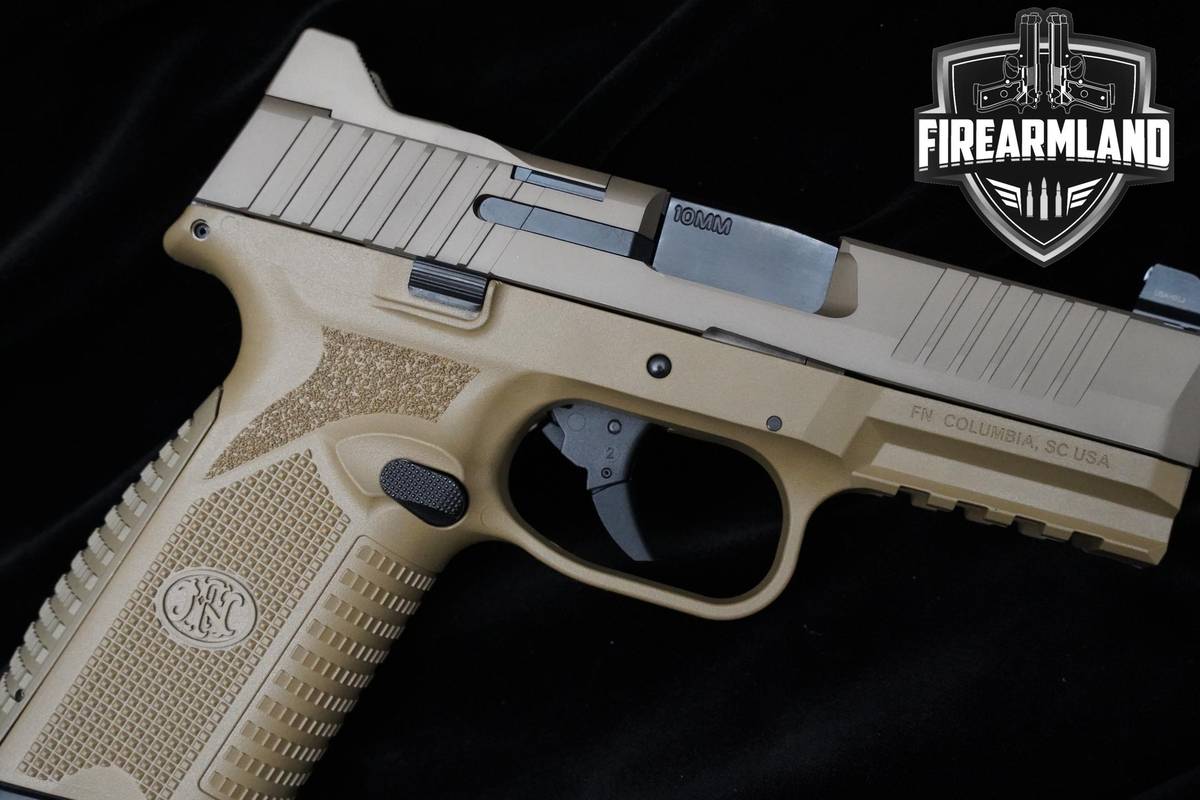 Competition FN Herstal (FNH) 510T 10mm 4.71" FDE Pistol THREADED 3MAGS