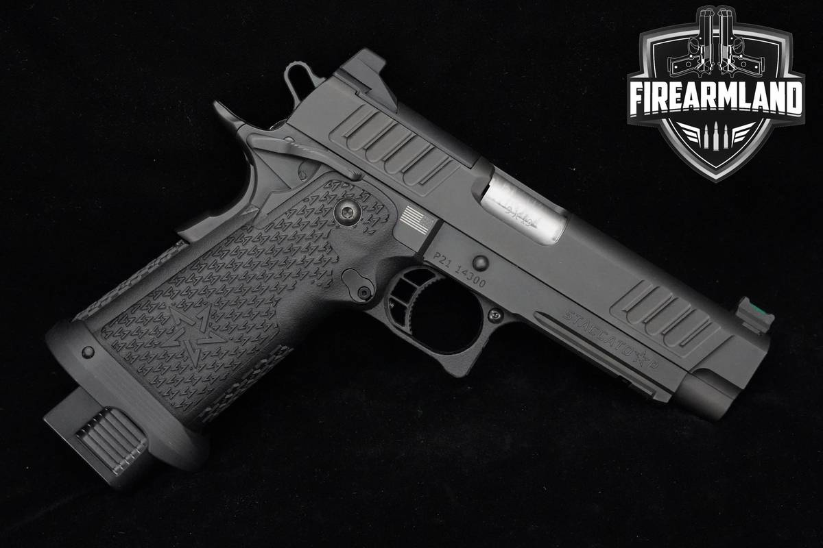 2011 Staccato Pm Optics Ready CS Frame 9mm DLC G2 GRIP +2 MAGS & OG CASE
