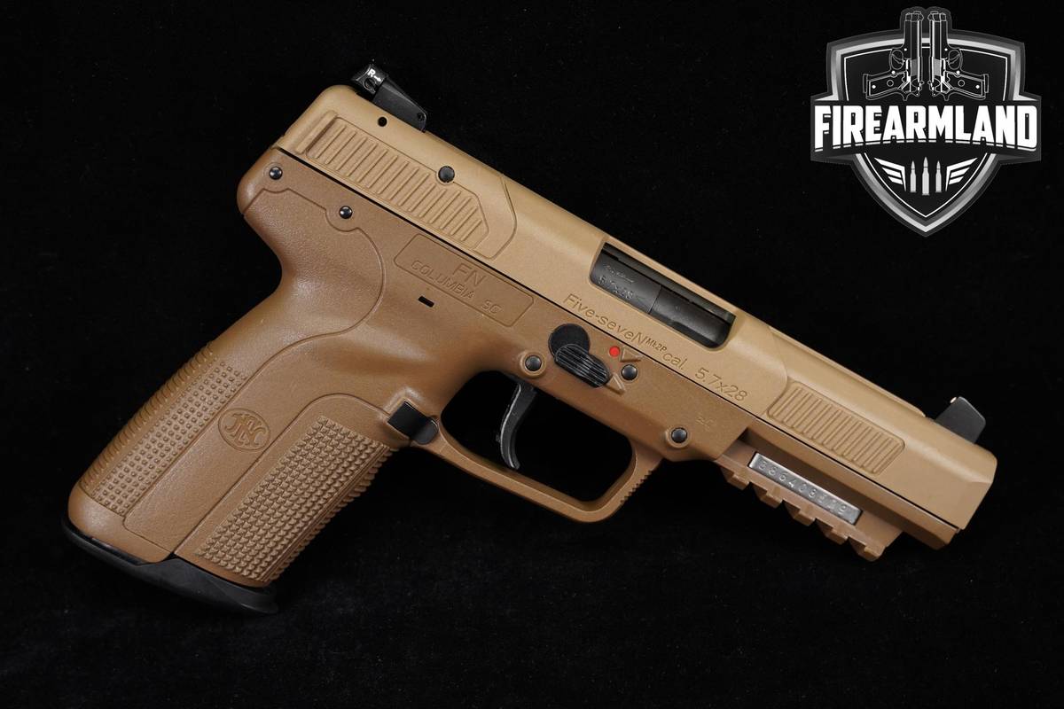 FN Five-seveN MK2 5.7x28 4.8" FDE 57 Target Pistol +3 MAGS & ORIG CASE