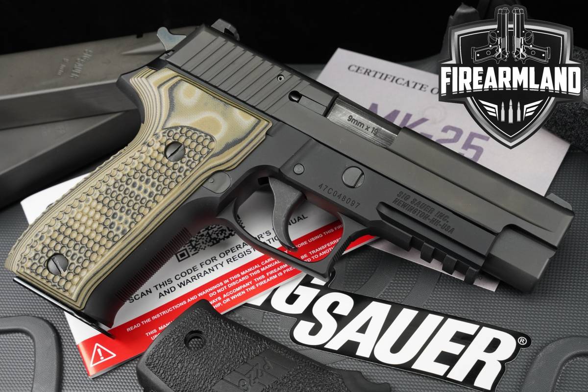 Sig Sauer P226 MK25 Navy 9mm 4.4" DA/SA P-226 MK-25 +3 MAGS & ORIG CASE