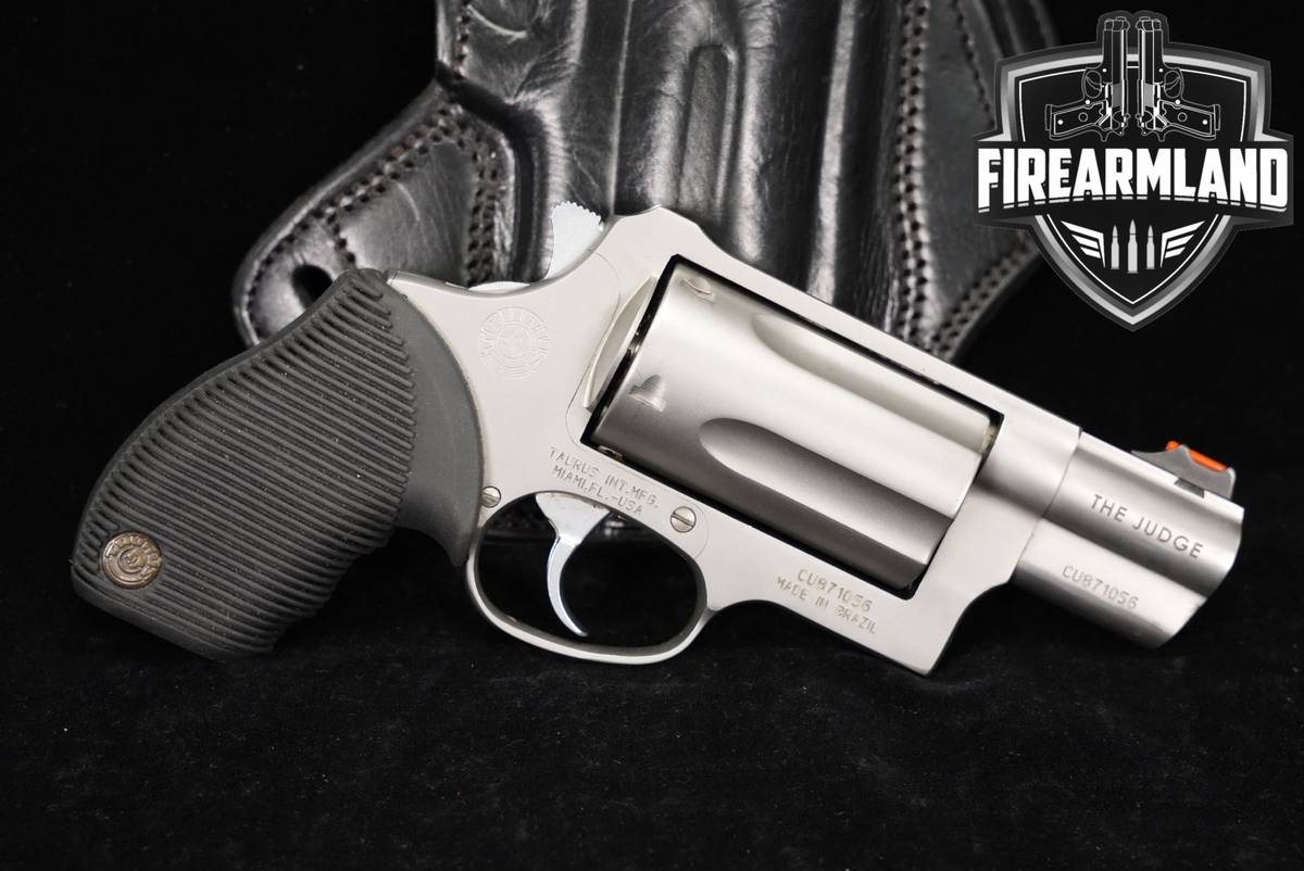 Taurus Judge Public Defender 45 LC/410 2" Stainless DA/SA +HOLSTER