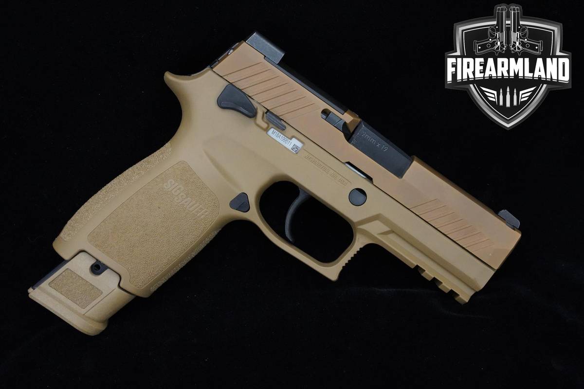 Sig Sauer P320 M18 9mm 3.9" FDE Sig-Sauer P320 P-320 +4 MAGS & ORIG BOX
