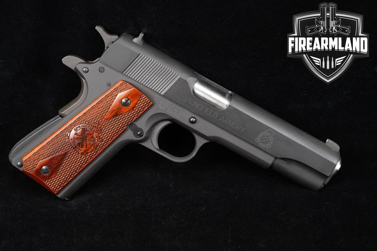 USA Springfield Armory Model 1911-A1 Mil-Spec 45 ACP 5" +2 MAGS & OG CASE