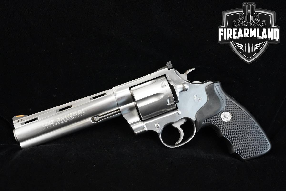 HAND-CANNON 1994 Colt Anaconda 44 Magnum 6" Stainless Steel Colt +ORIG CASE