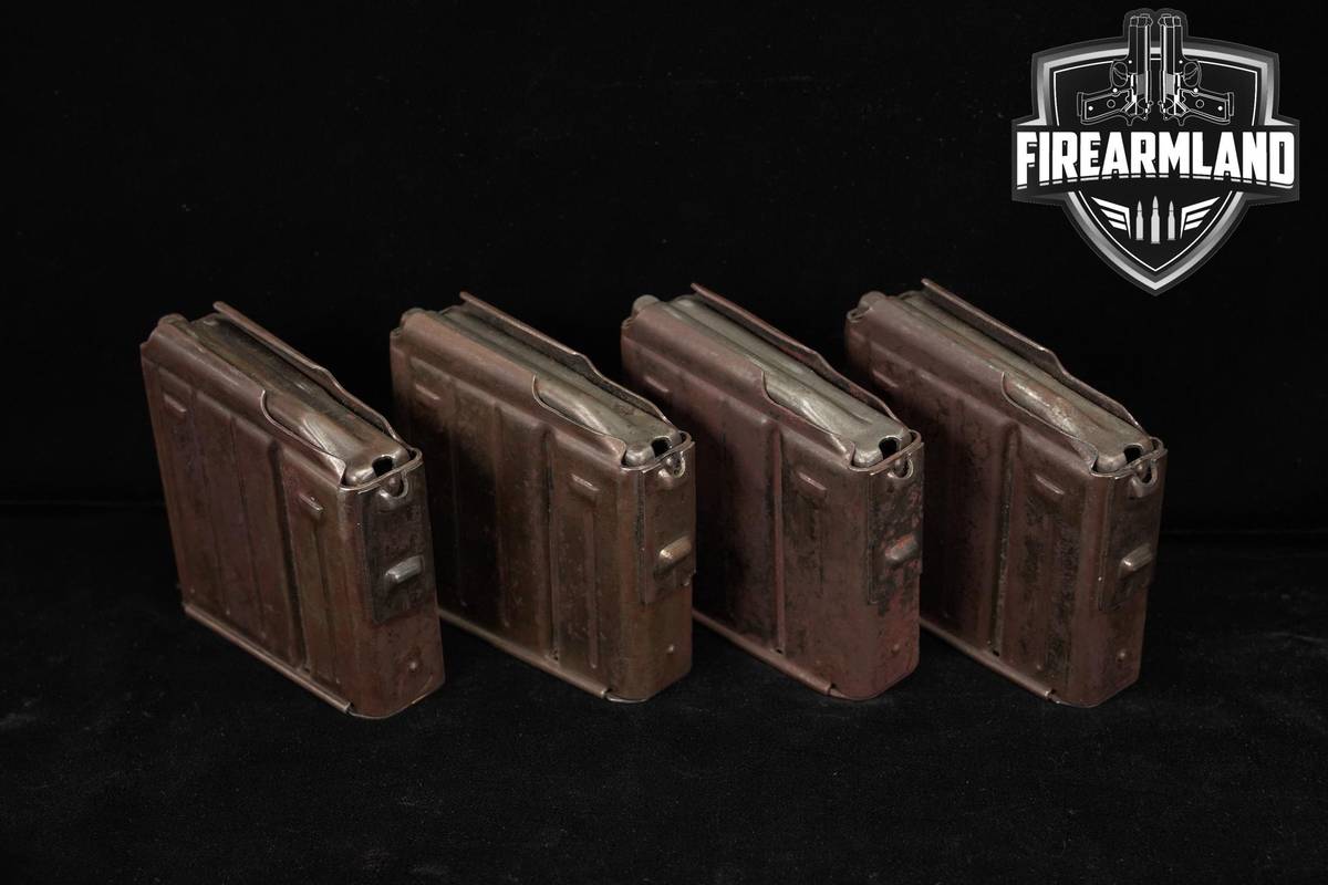 RARE MAGS! Grohmann & Sohn 4x Gewehr 43 Magazines 7.92x57mm Mauser G43