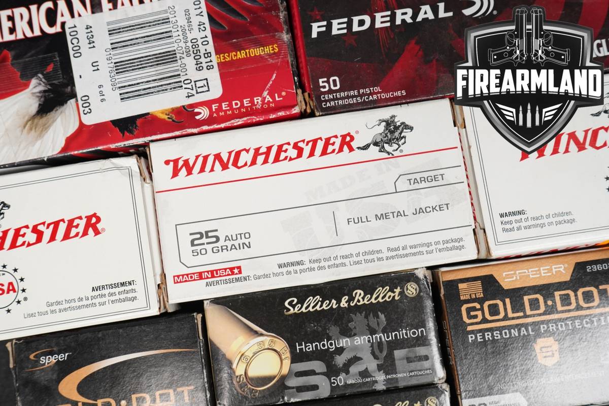 560 RDS! .25 ACP (6.35mm) Ammo 25ACP Ammunition