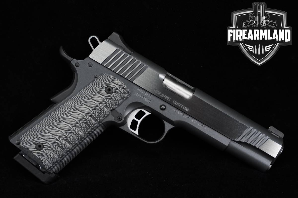 Kimber Eclipse Custom Night Sight 10mm 1911 5" +2 MAGS & ORIG CASE