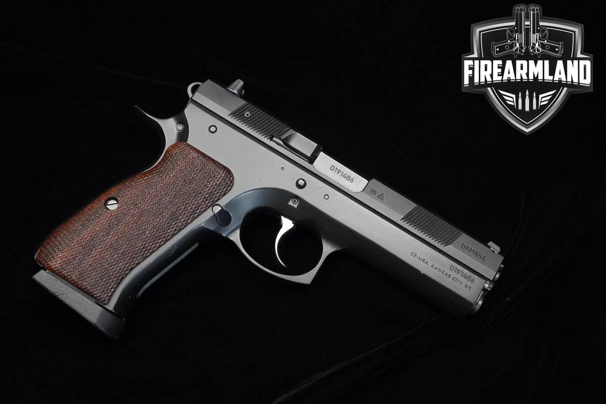 DISCONTINUED CZ 97 B 45 ACP 4.65" Black Polycoat CZ 97B +2 MAGS & ORIG CASE