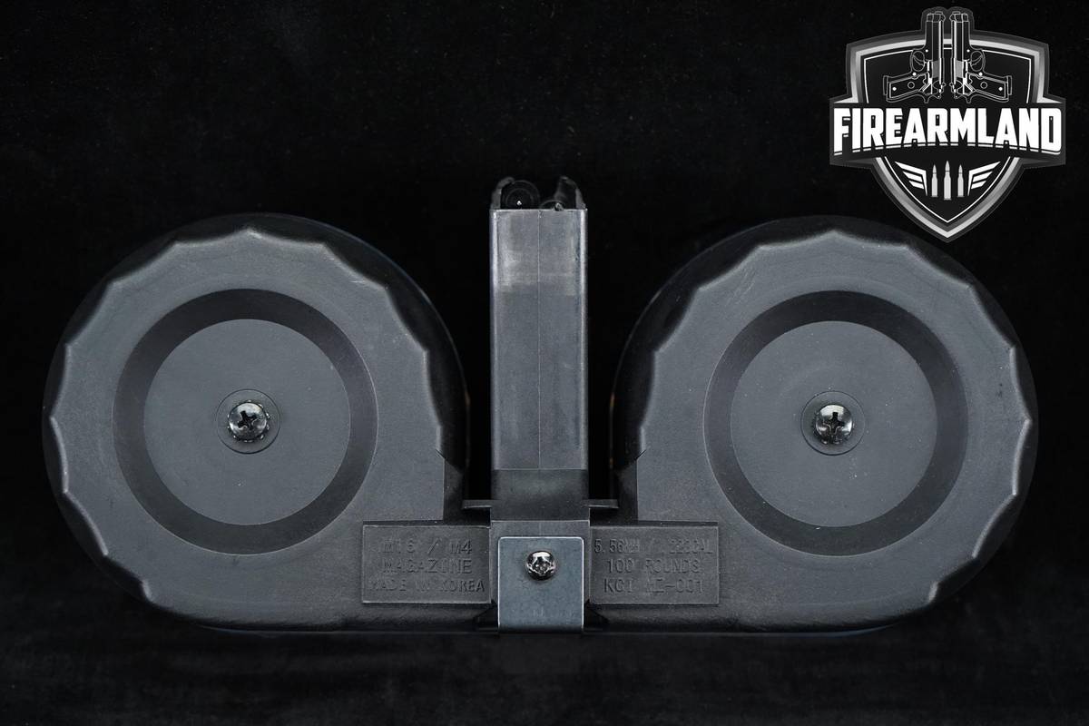 SNAIL MAG! KCI 100-Round Drum Magazine 5.56 NATO (.223 Rem) AR-15 AR15