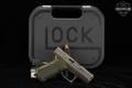 Glock G43X MOS, McFly, Distributor Exclusive, Zaffiri Precision OPMOD Barrel 9mm Luger Two-Tone Distressed Silver & OD Green in Very Good Condition Image 2