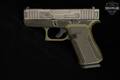 Glock G43X MOS, McFly, Distributor Exclusive, Zaffiri Precision OPMOD Barrel 9mm Luger Two-Tone Distressed Silver & OD Green in Very Good Condition Image 5