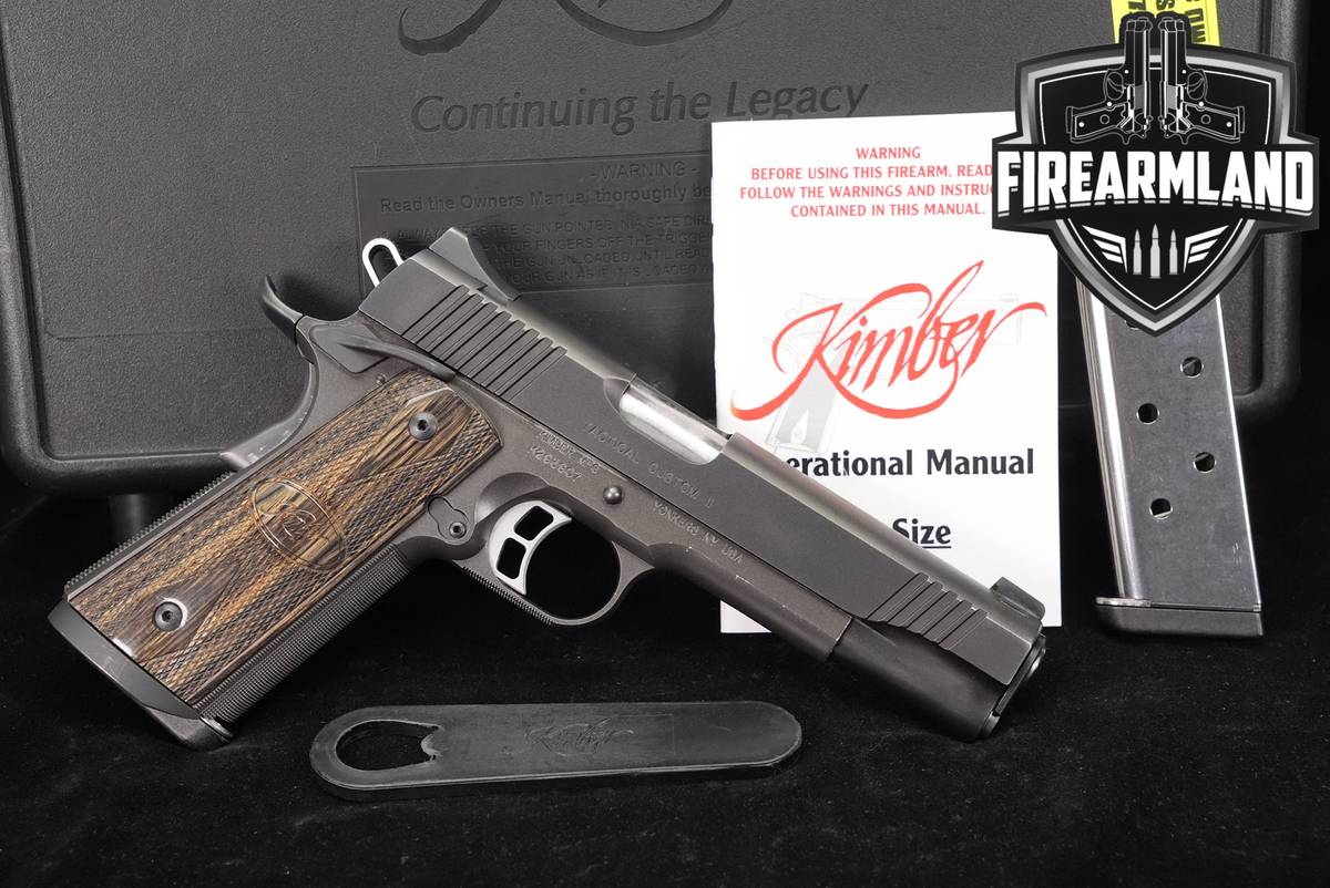 Kimber Tactical Custom Series II 45 ACP 1911 5" +2 MAGS & ORIG CASE