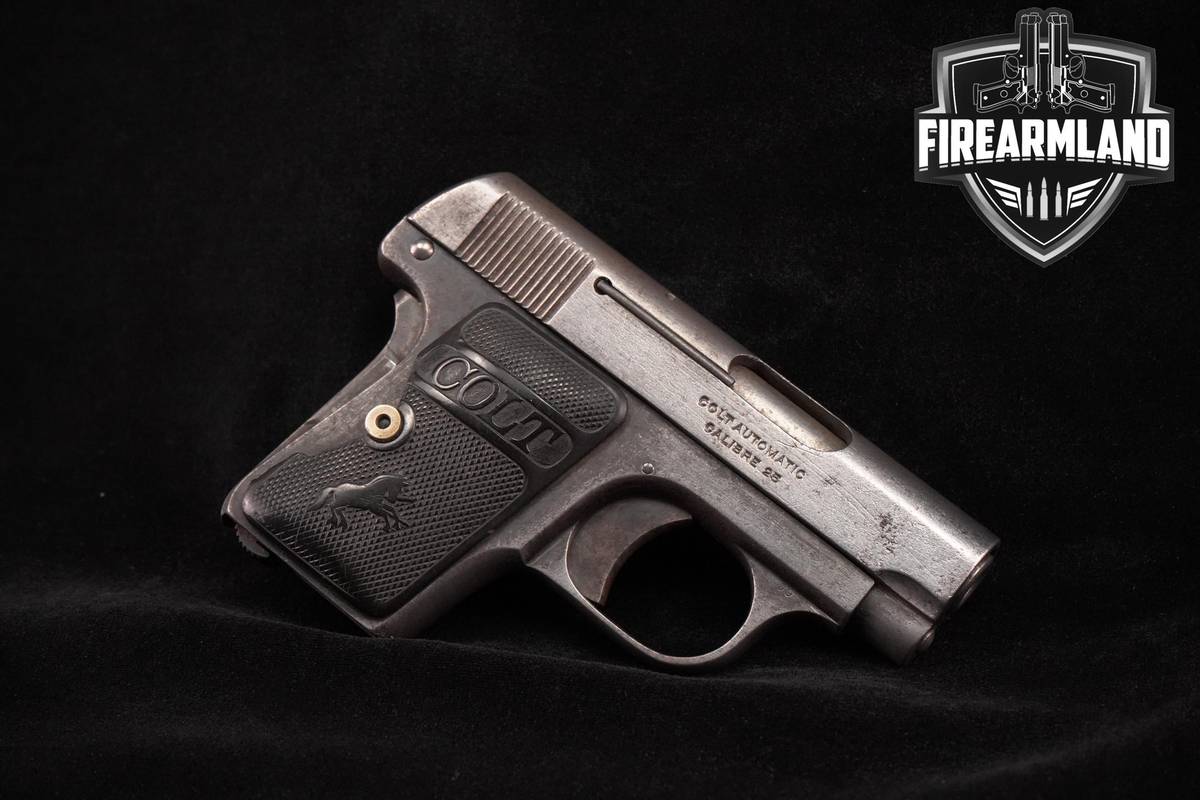 1920 Colt M1908 Vest Pocket Hammerless .25 ACP