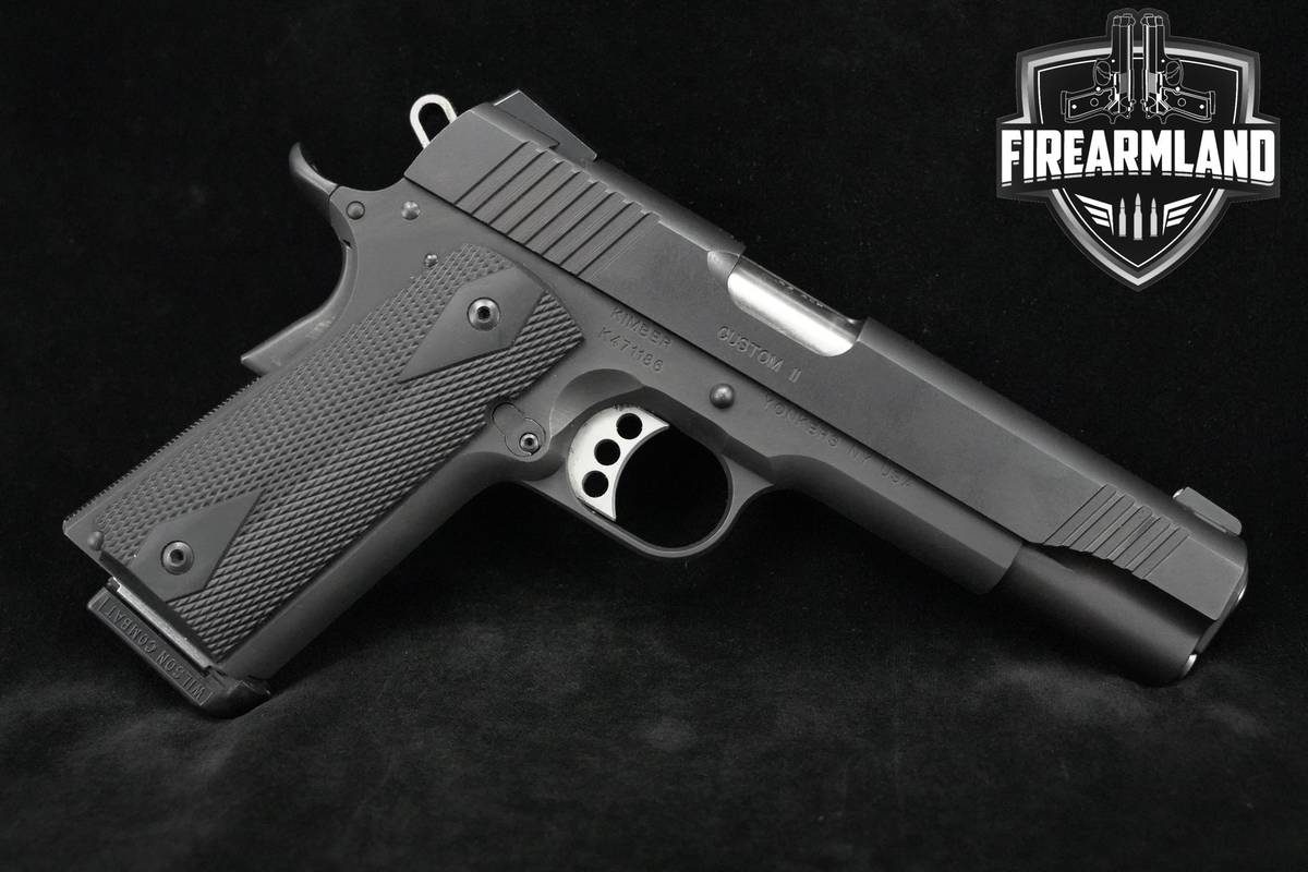 Kimber Custom-II 45 ACP 1911 5" Kimber-Custom-II 1911 Custom-2 +ORIG CASE