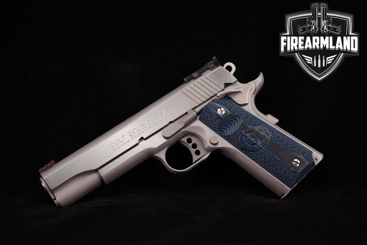 Colt Government Gold Cup Lite 38-Super 1911-A1 5" Stainless +ORIG CASE