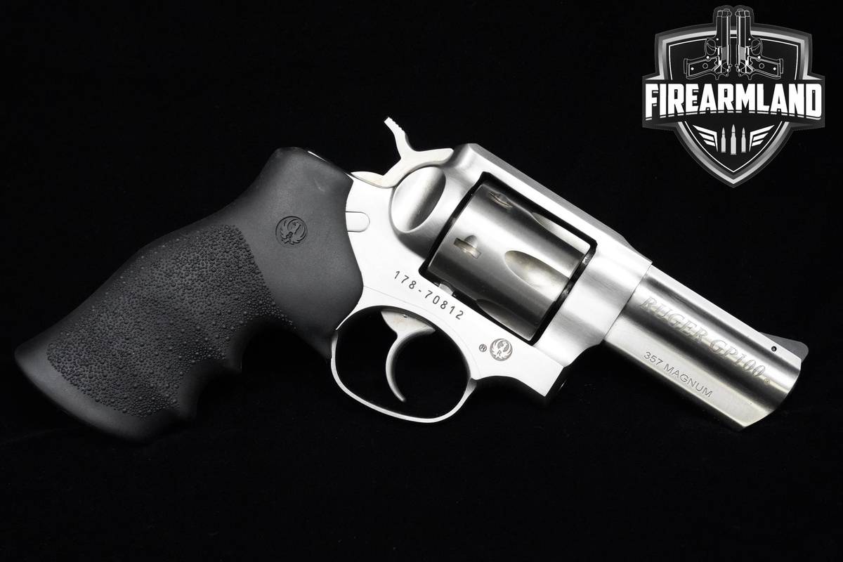 Ruger Model GP100 357 Magnum 3" Satin Stainless Ruger GP100 GP-100 DA/SA