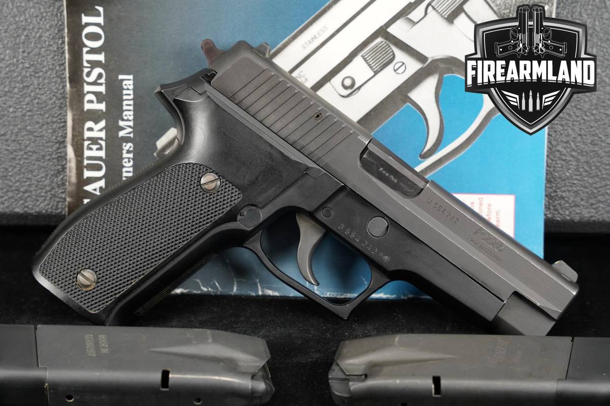 1997 Sig Sauer P226 9mm 4.4" P-226 +2 MAGS & ORIG CASE
