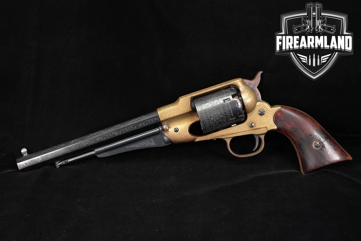 Armi San Marco Remington 1858 New Model Army Engraved 44 BPM 8"