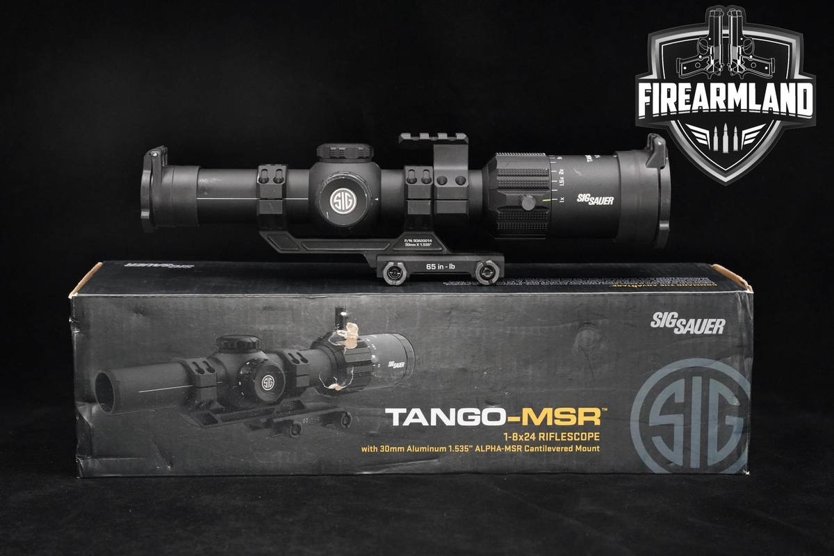 Sig Sauer Tango MSR 1-8x24 LPVO BDC8 SFP Reticle Sig-Sauer Tango-MSR OPTIC
