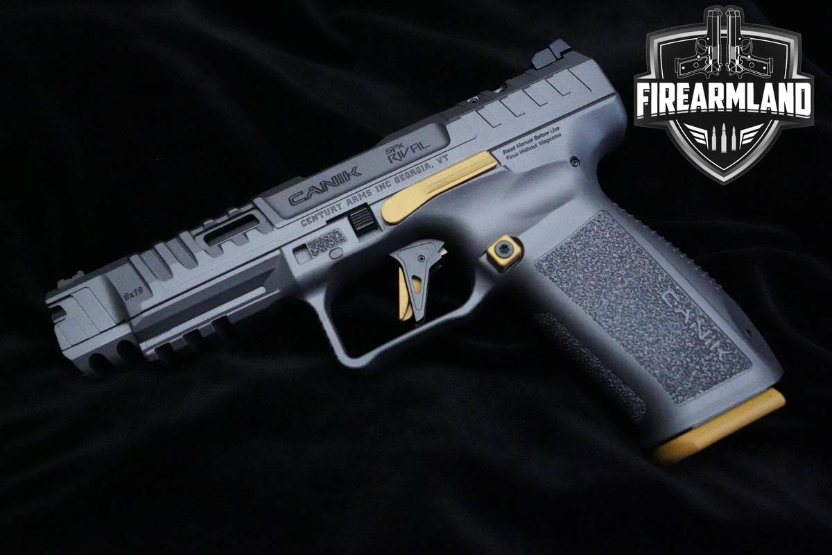 Canik SFx Rival 9mm Rival Grey Cerakote Canik-SFx 2 MAGS, ORIG CASE & OPTIC