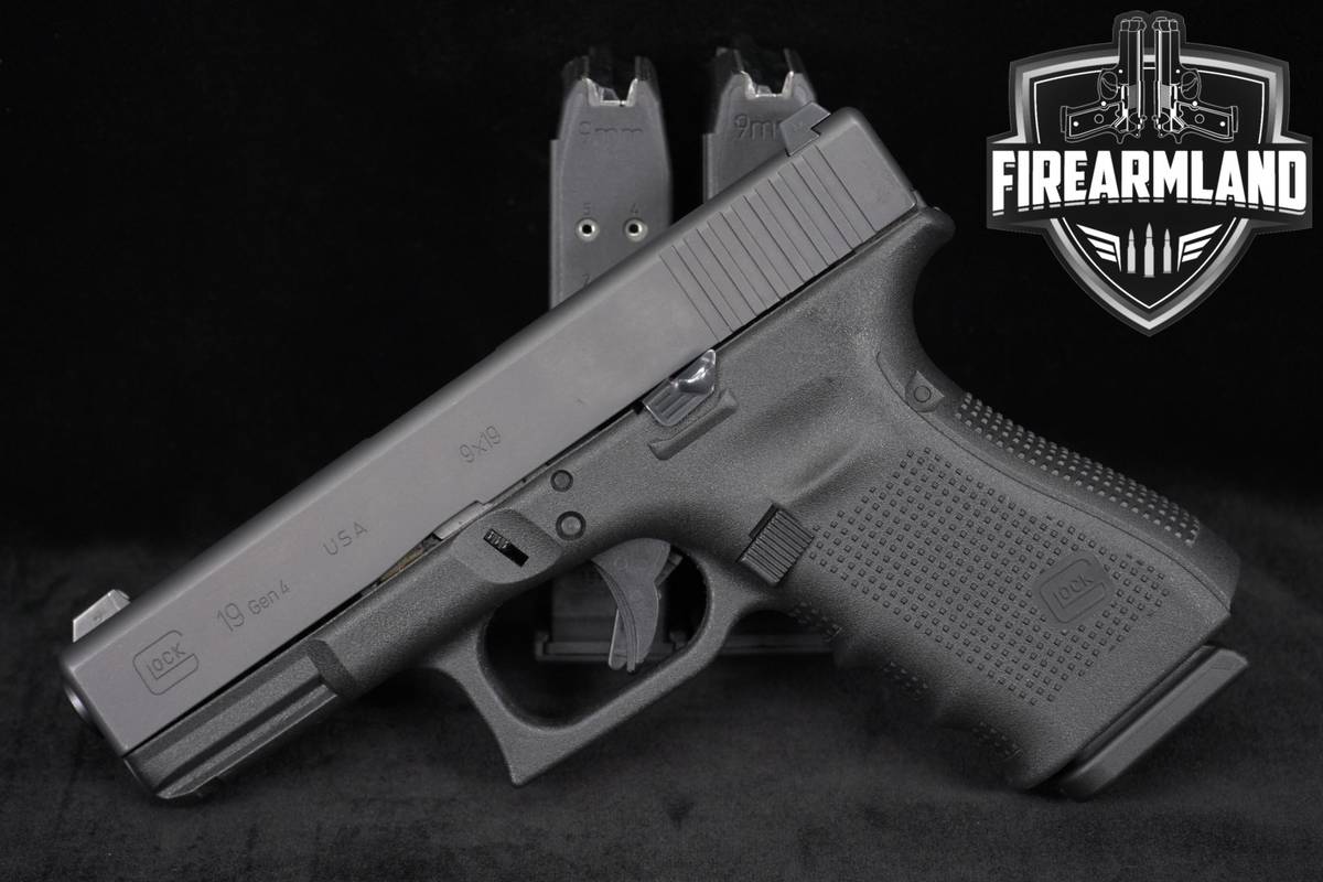 Glock 19 Gen4 G19 Gen 4 USA 9mm 4.02 +3 MAGS
