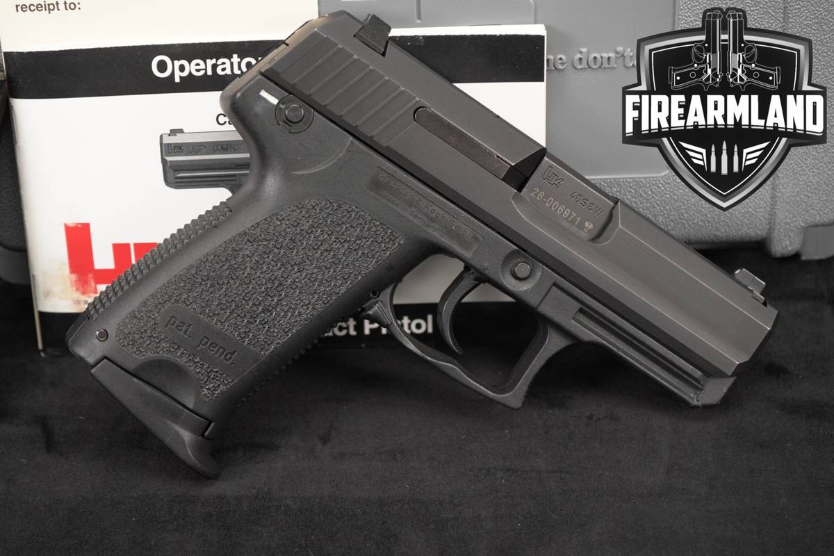 Heckler & Koch USP Compact H&K 40 S&W 3.58" +2 MAGS & ORIG CASE