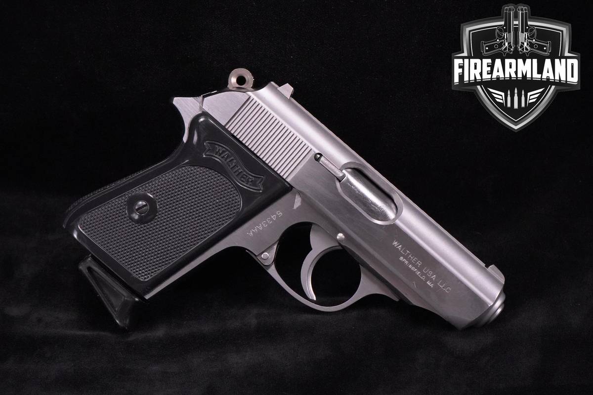 007 Walther PPK Stainless 32 ACP 3.3" +DIE-SET & ORIG CASE